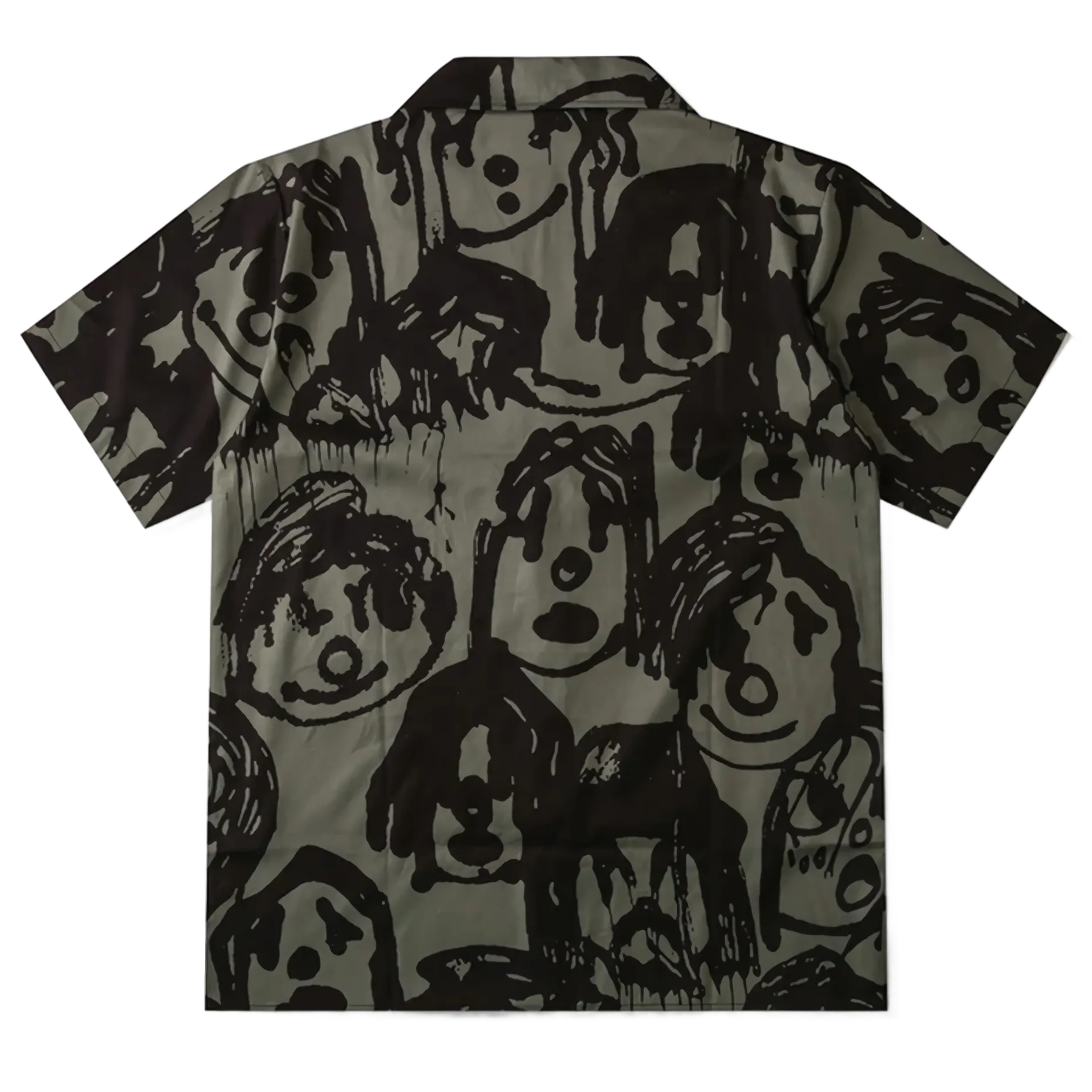 Abstract Sketch Artistry Button Up