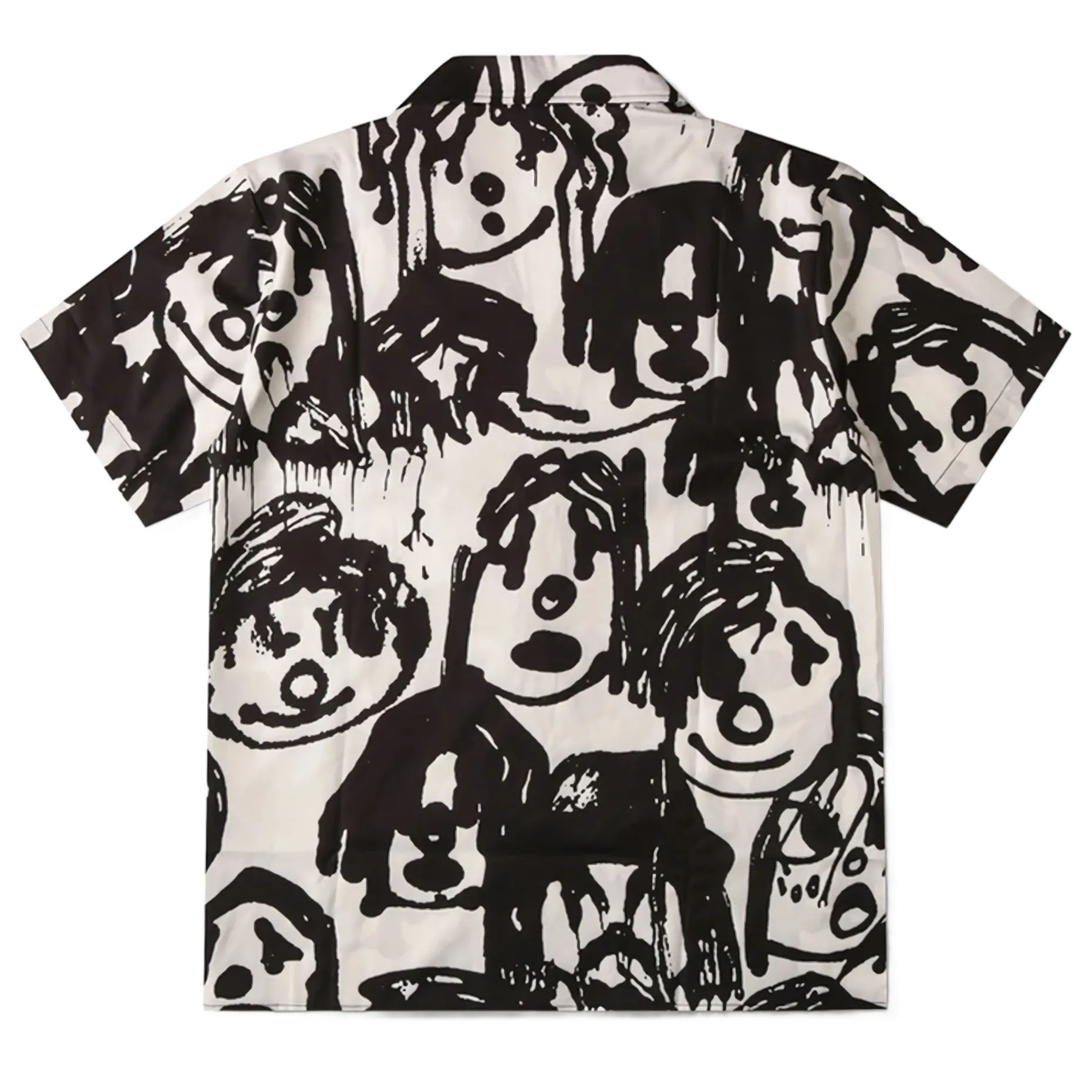 Abstract Sketch Artistry Button Up