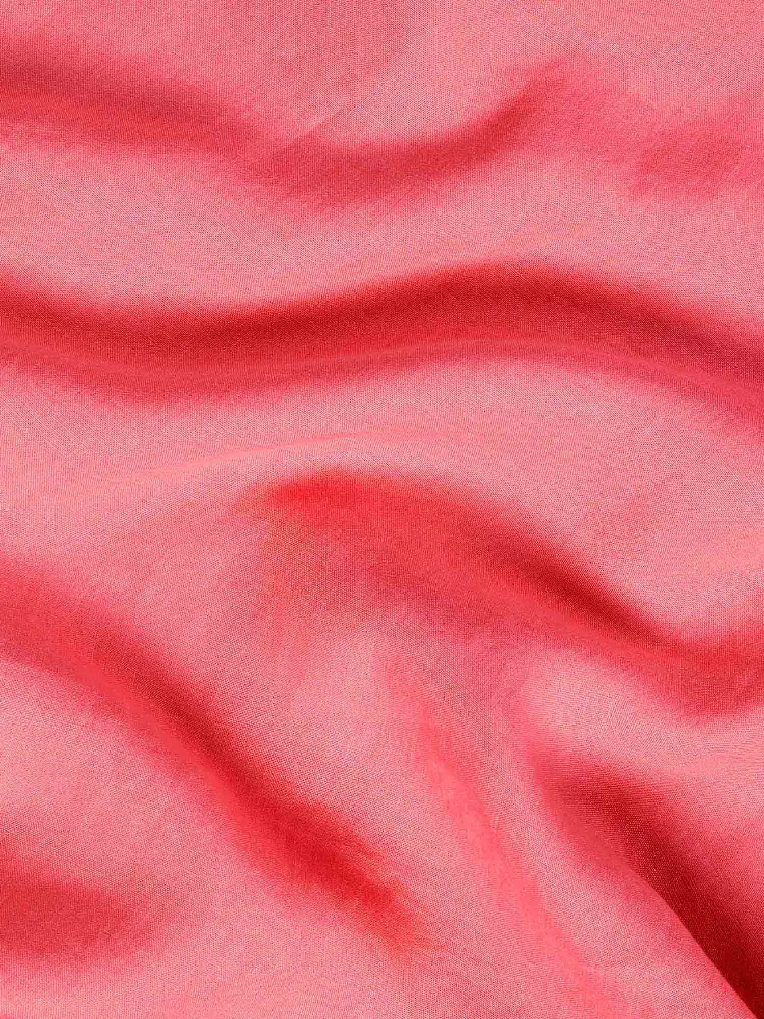 Aloe Linen Collared Long Sleeve Shirt—lotus pink