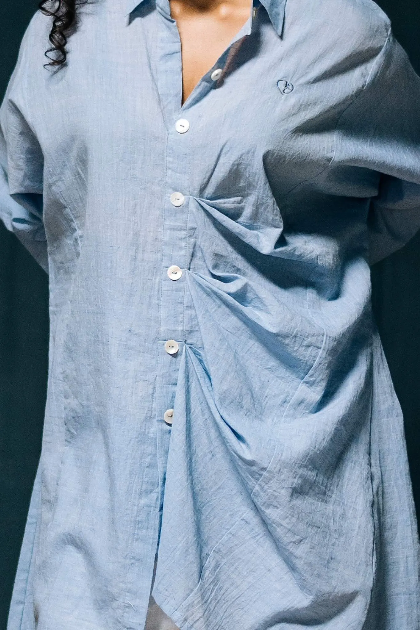 Anila - Blue Chambray Shirt