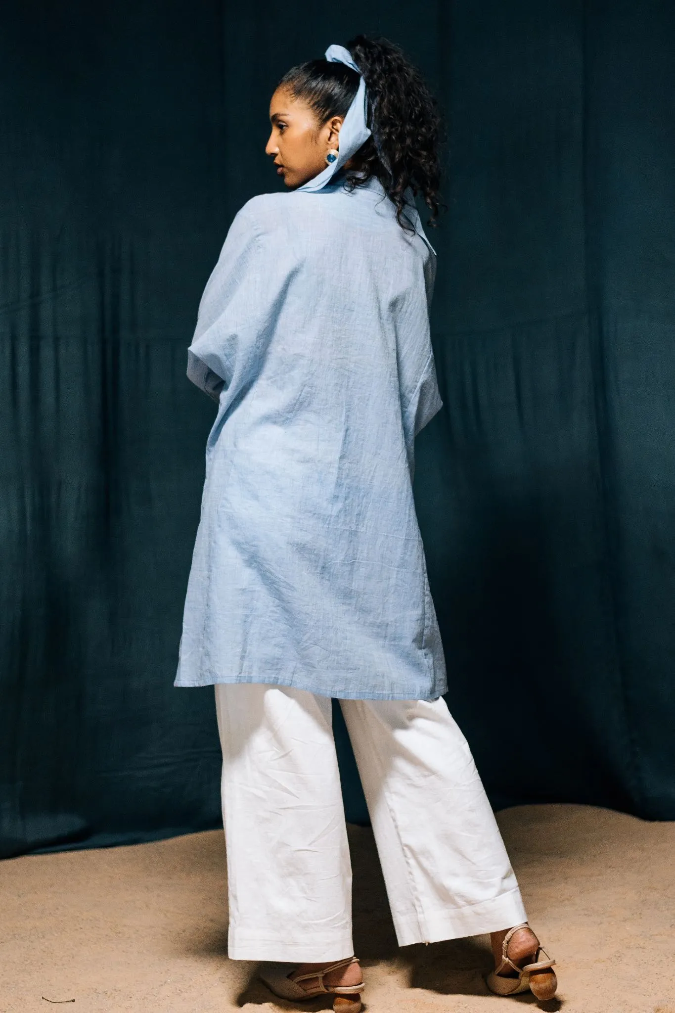 Anila - Blue Chambray Shirt