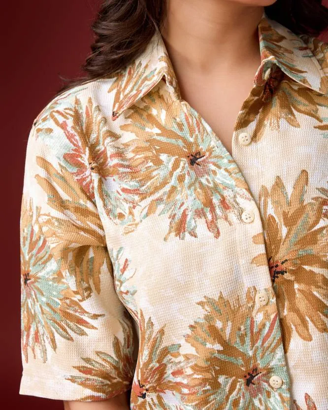 Blossom Floral Shirt & Shorts Set