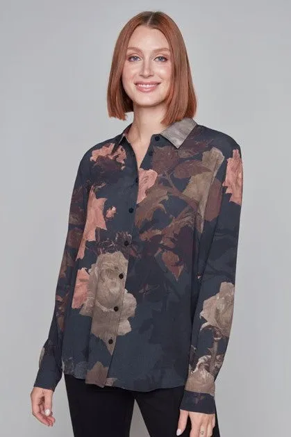 Carre Noir - 7596 Barbara Floral Shirt