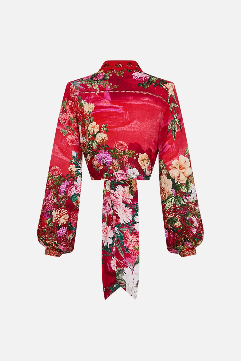 CROPPED WRAP SHIRT SWEET HOME ALEXANDRIA