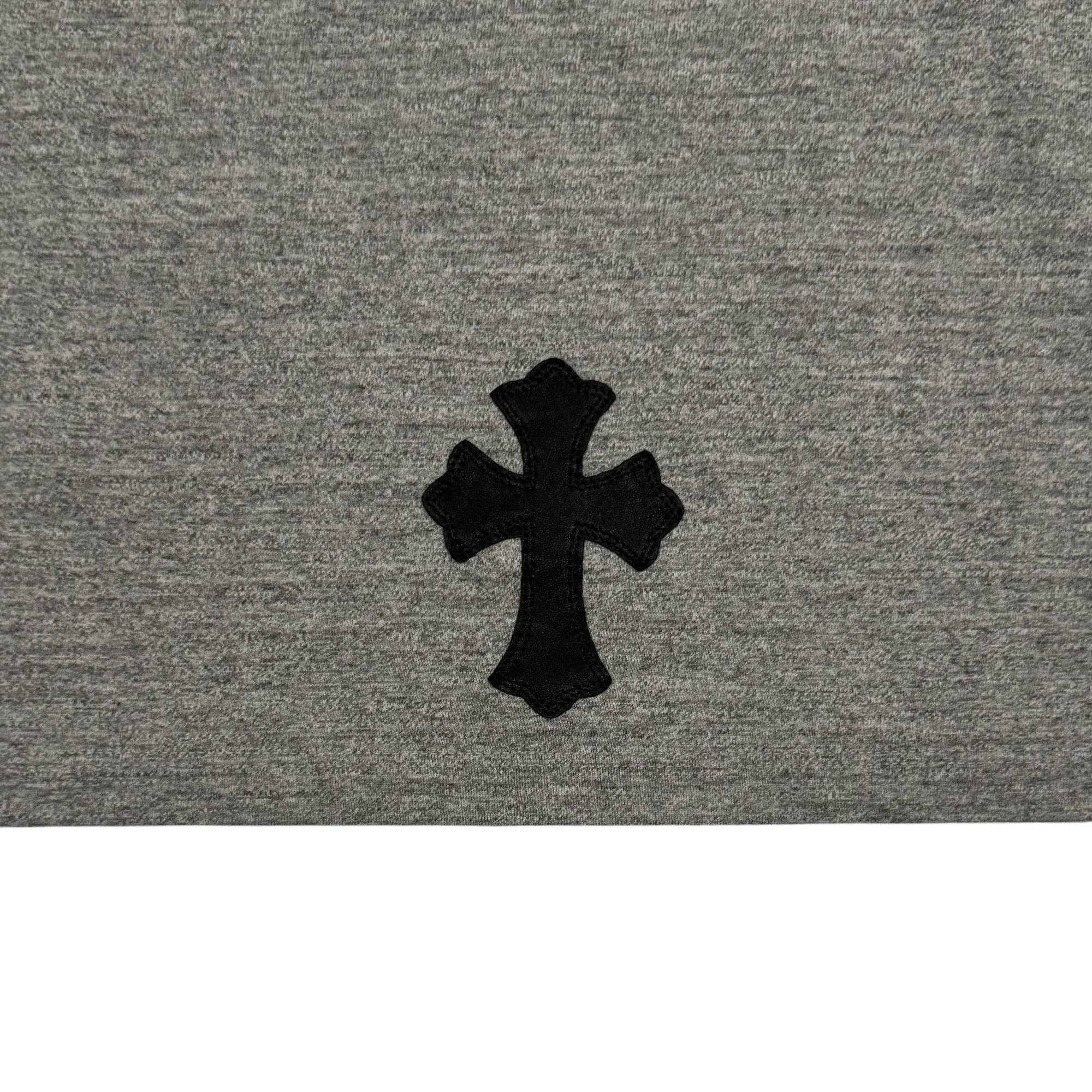 Cross Patch Henley Button Up Shirt