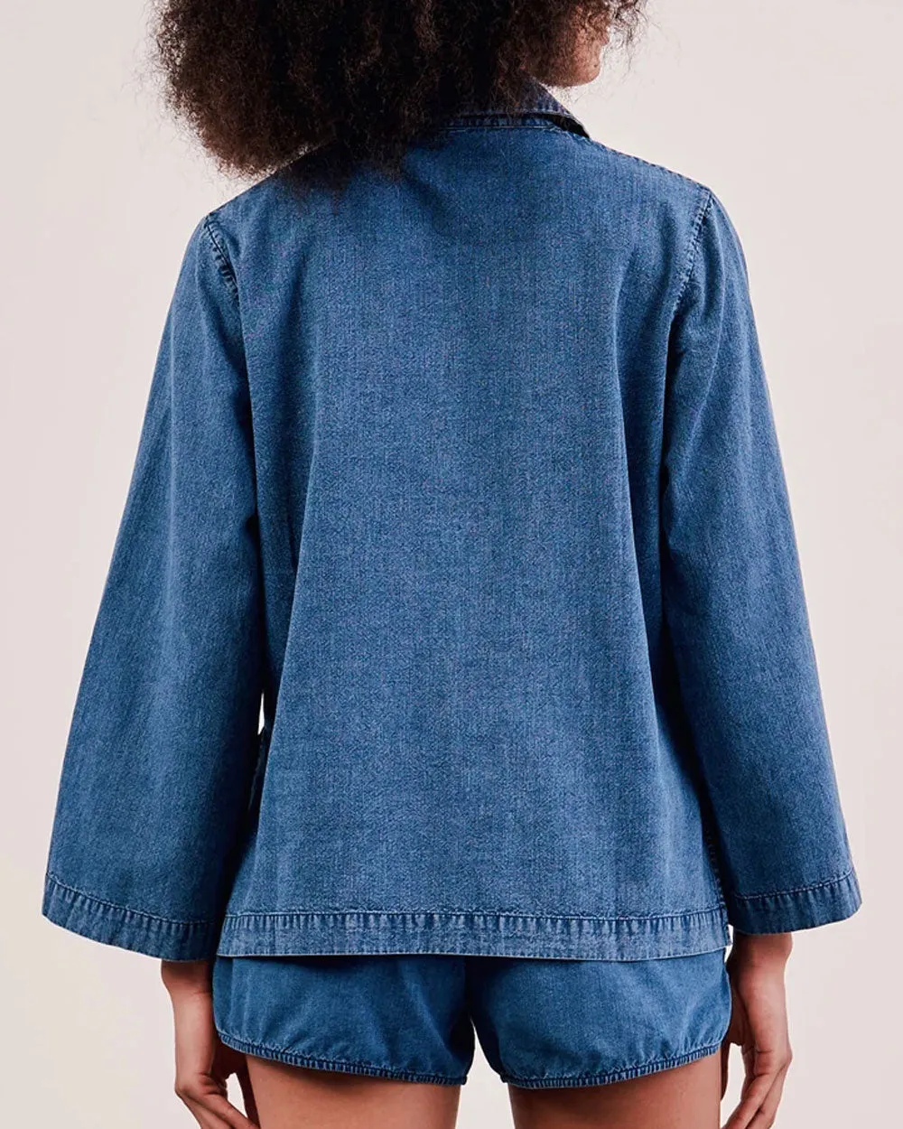 Deep Indigo Chambray Paulette Shirt