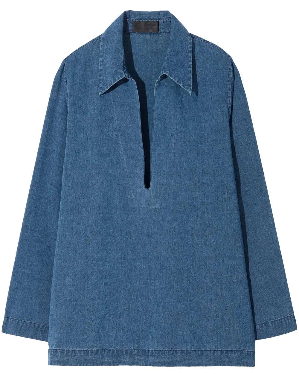 Deep Indigo Chambray Paulette Shirt
