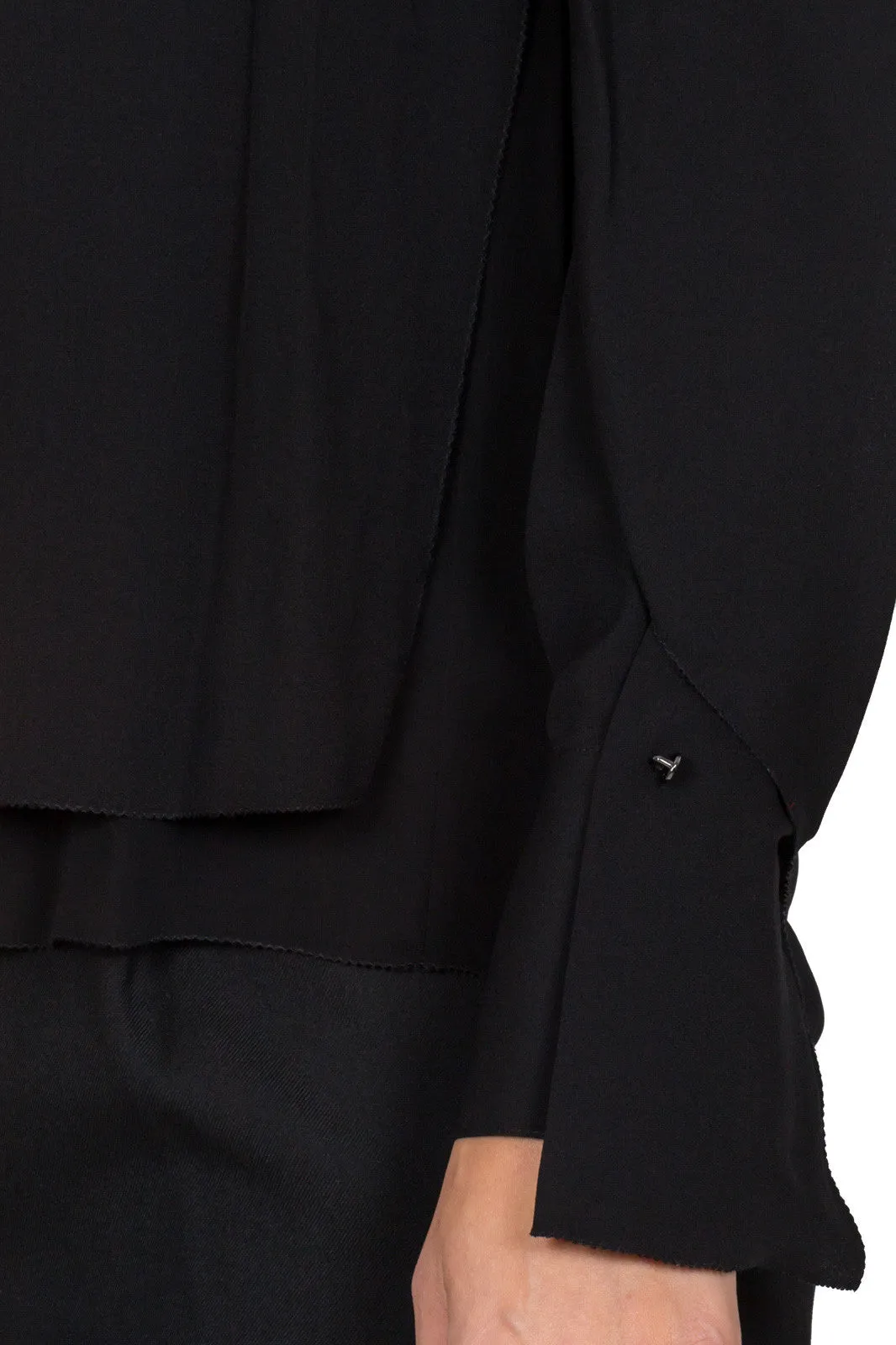Draped Sleeve Blouse