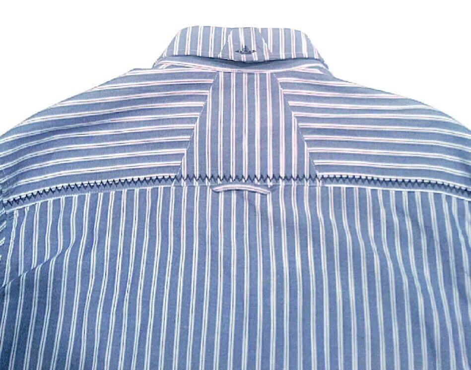 English Laundry-Blue Embroidered Fashion Shirt- size M