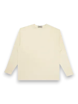Fear of God Essentials Thermal Longsleeve Henley T-shirt Cream