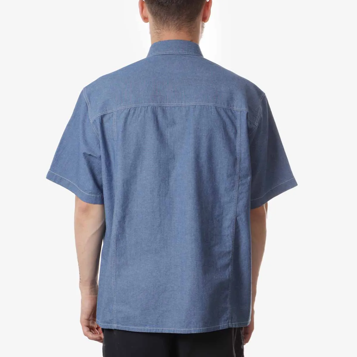 FrizmWORKS Chambray Big Pocket Half Shirt