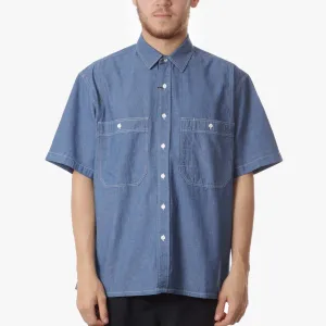 FrizmWORKS Chambray Big Pocket Half Shirt