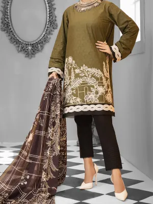 Green Cambric 2 Piece Unstitched - ALP-1031