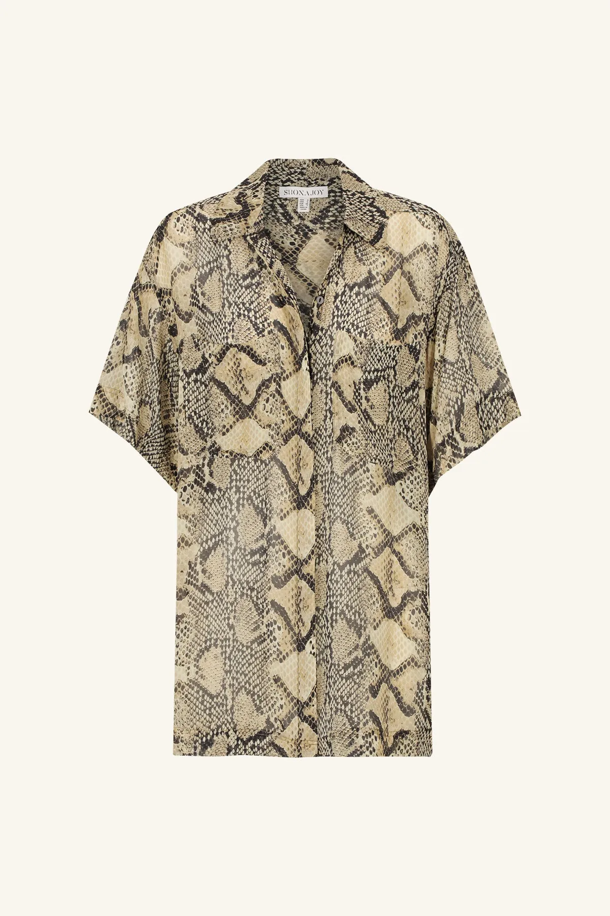HADIYA SIDE SPLIT SHORT SLEEVE SHIRT