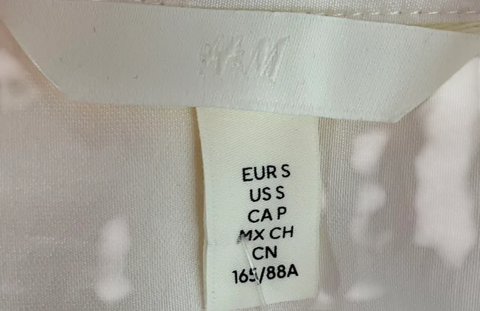 H&M White Oversized Linen Shirt UK S