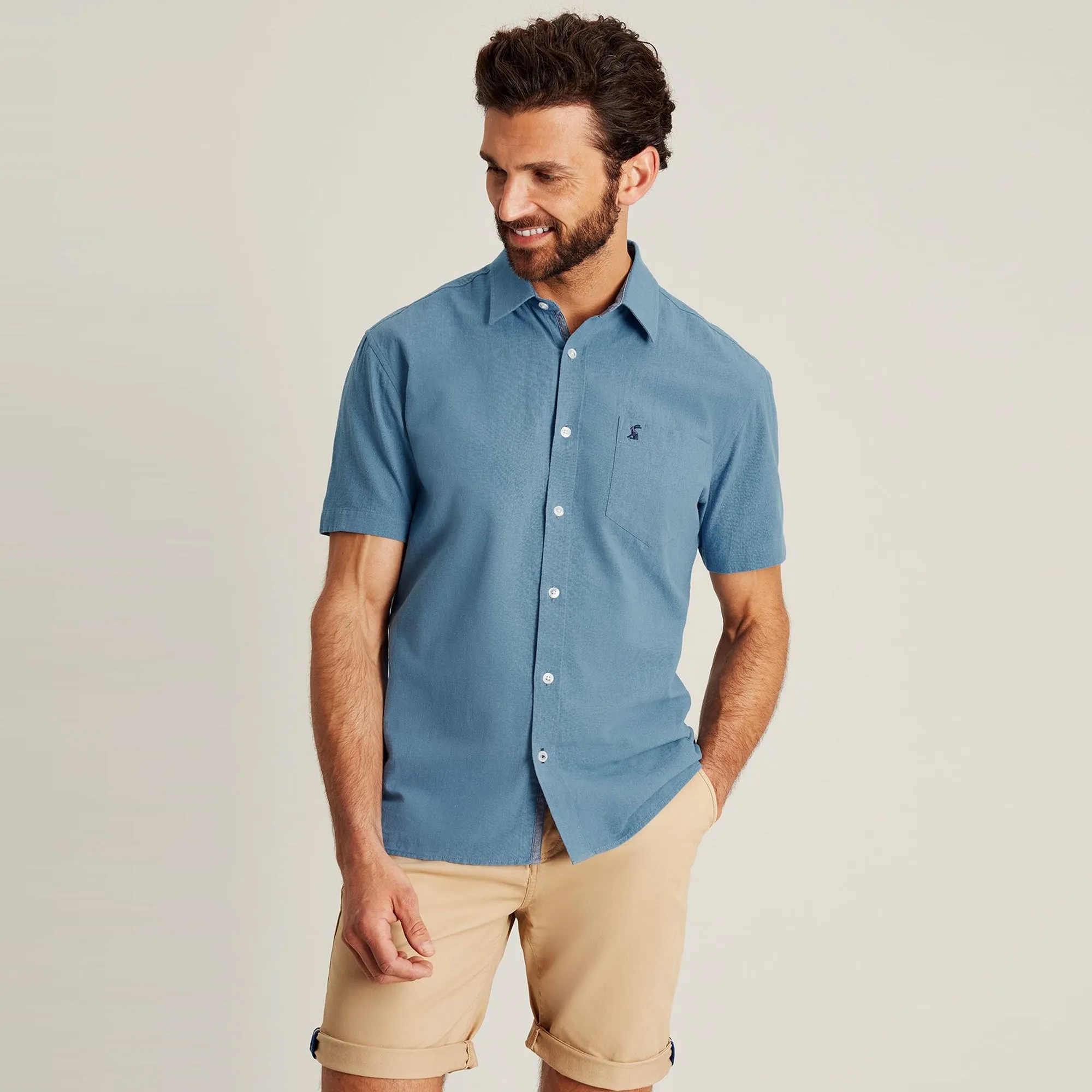 Joules Mens Breaker Linen Shirt