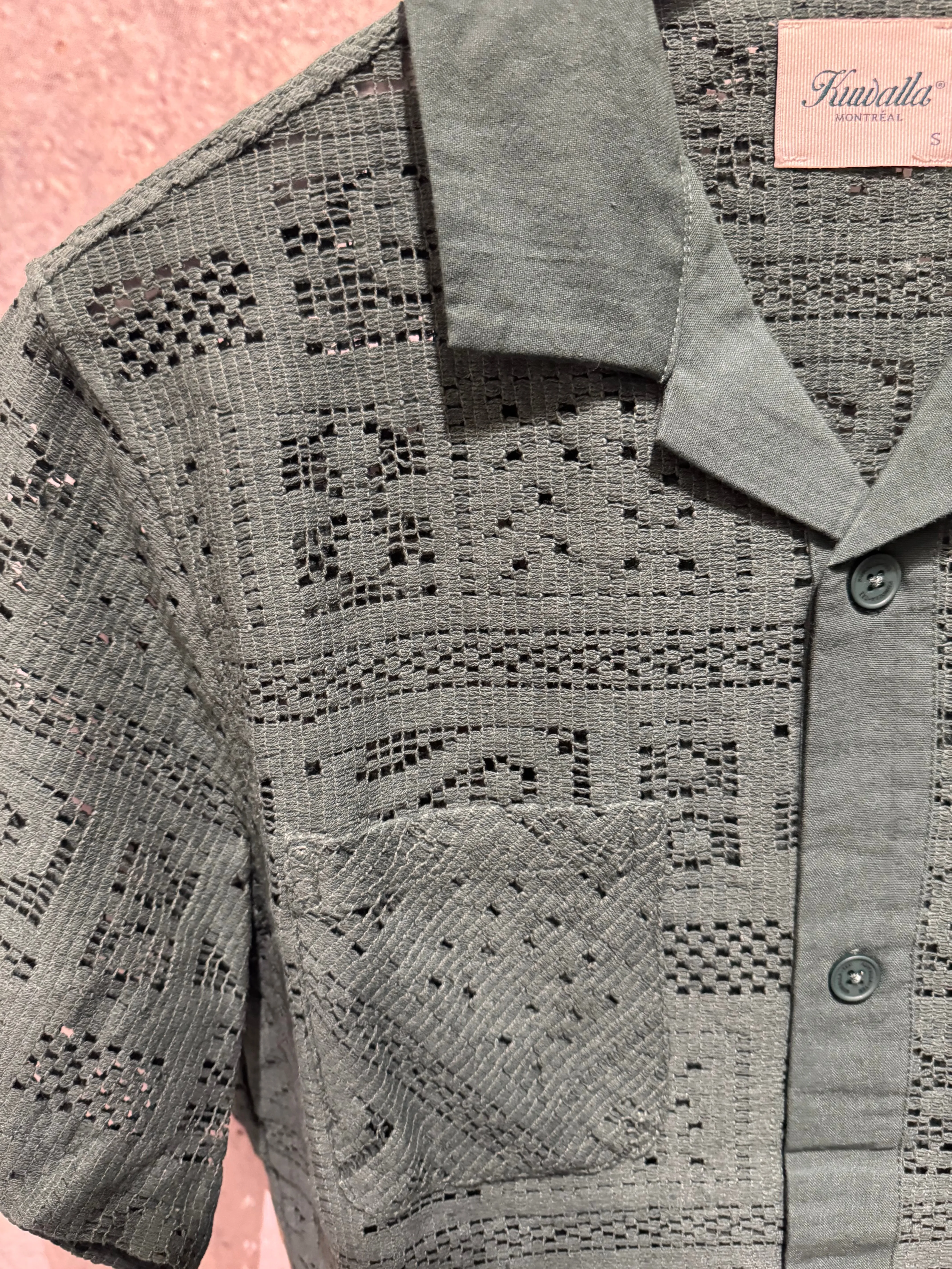 KUWALLA CROCHET YACHT SHIRT: