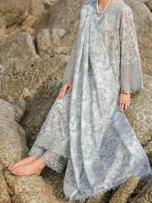 Light Grey Lawn 3 Piece Unstitched - ALP-3PS-1809