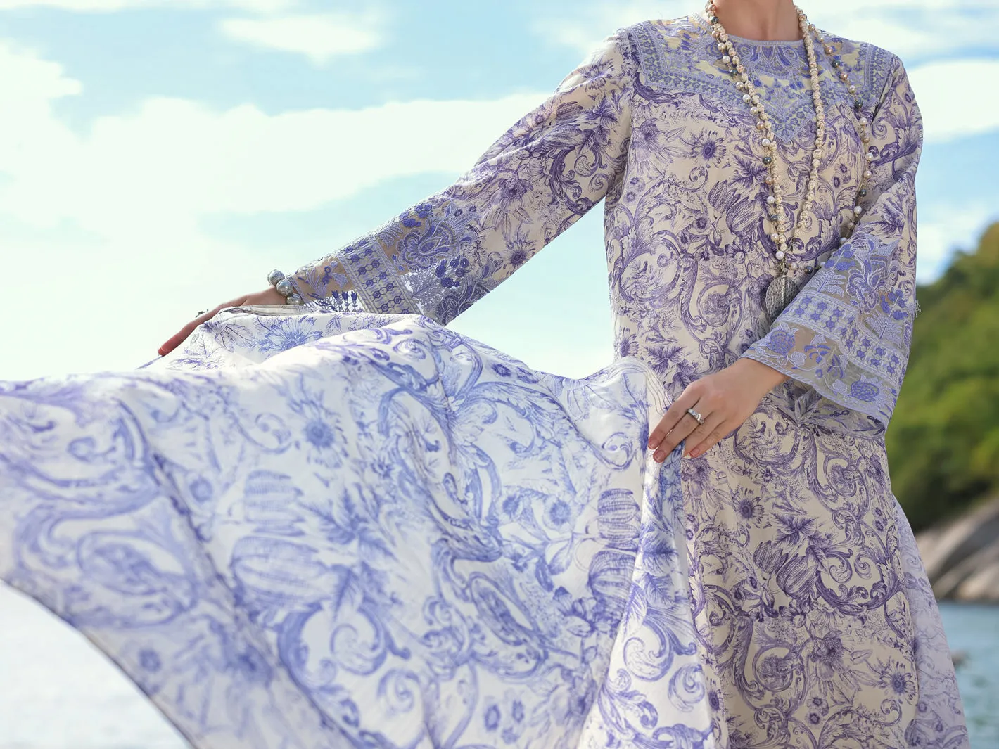 Light Purple Lawn 3 Piece Unstitched - ALP-3PS-1808