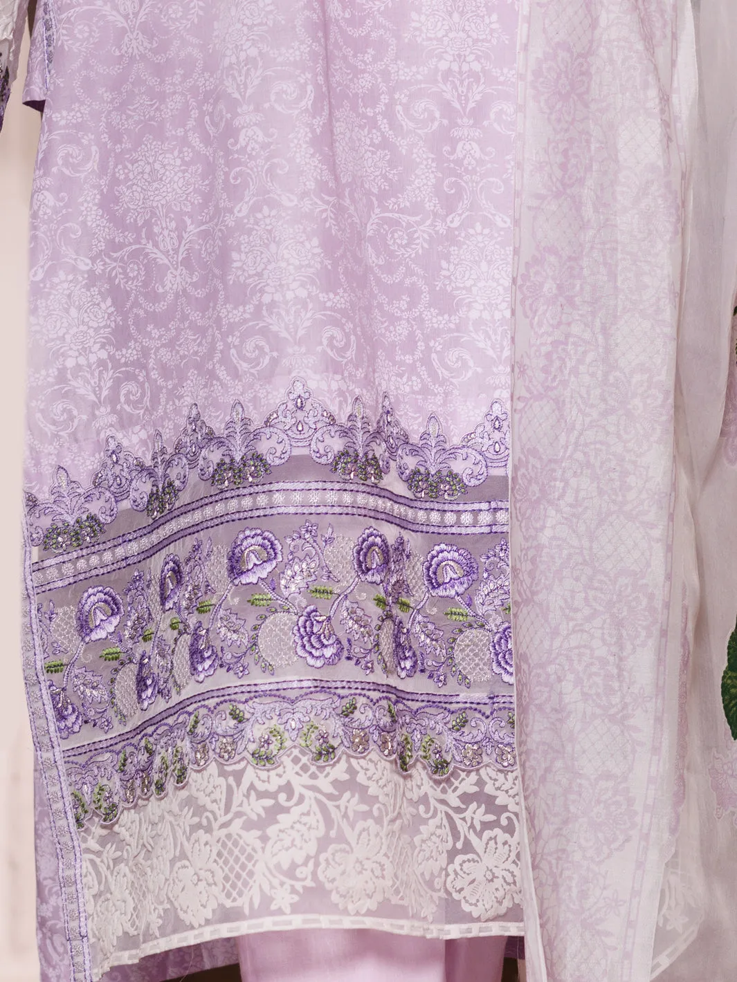Lilac Cambric 3 Piece Unstitched - ALP-3PS-1947