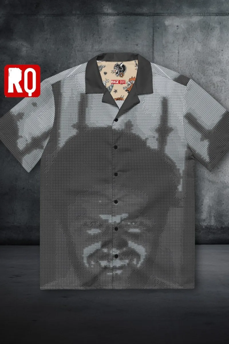 MAD MAN dice art Unisex button shirt