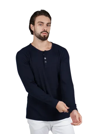 Men's Henley Long Sleeve Shirt