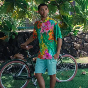 Men's Retro Shirt - Bouquet Burst