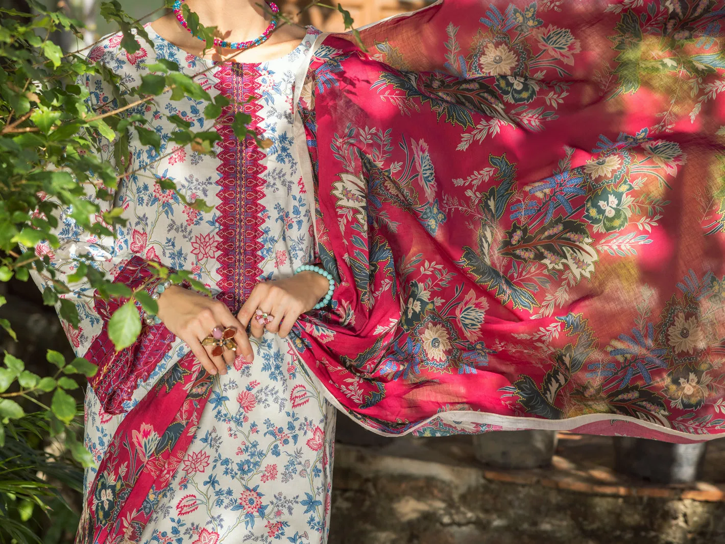 Multicolor Lawn 3 Piece Unstitched - ALP-3PS-1721