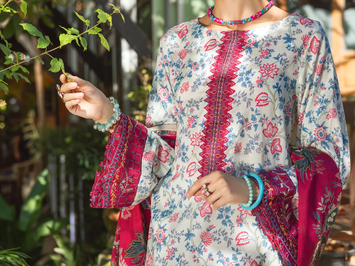 Multicolor Lawn 3 Piece Unstitched - ALP-3PS-1721