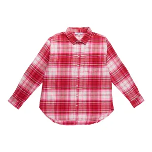 mySTYLE Women's Collard Flannel Shirt