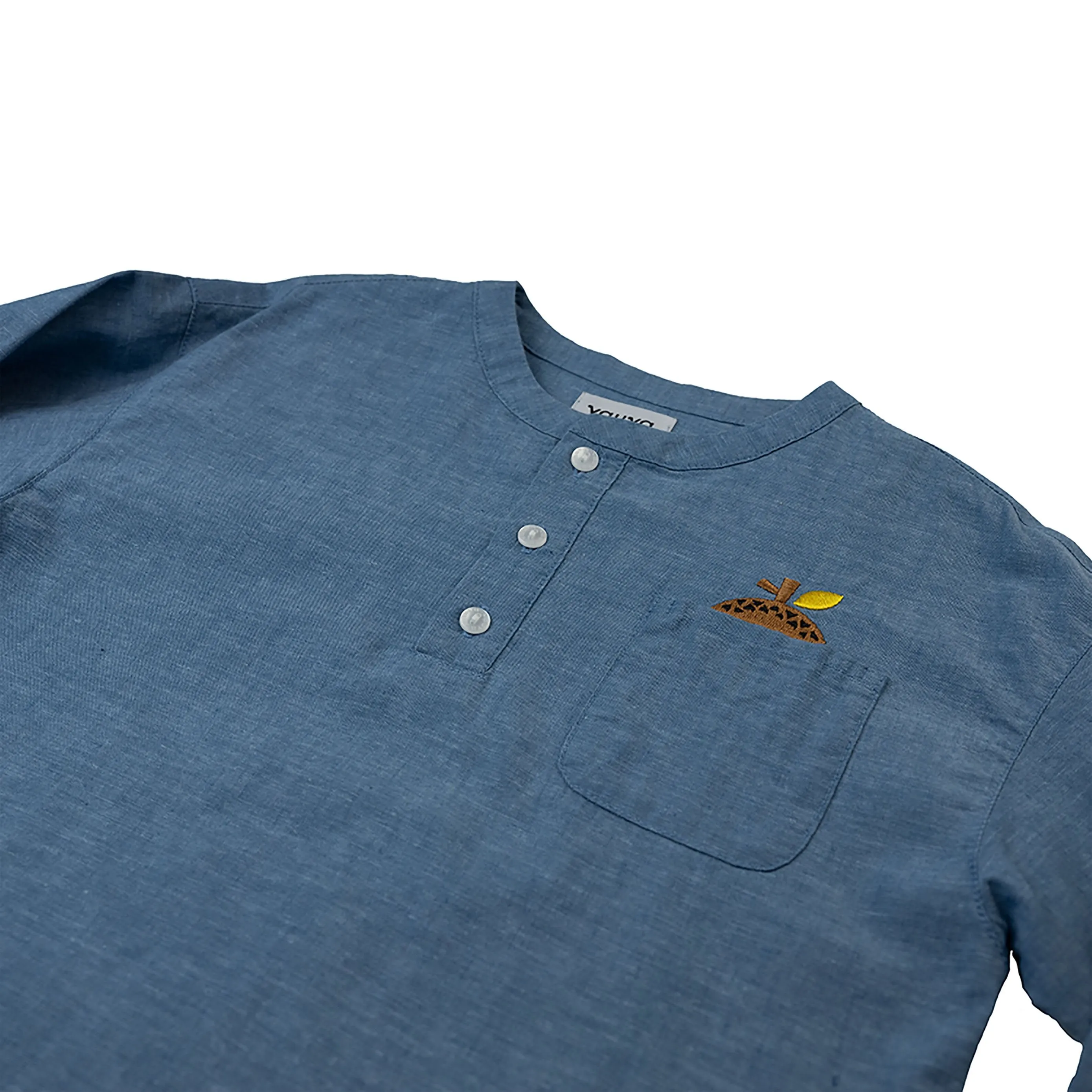 Nut Blue Casual Shirt