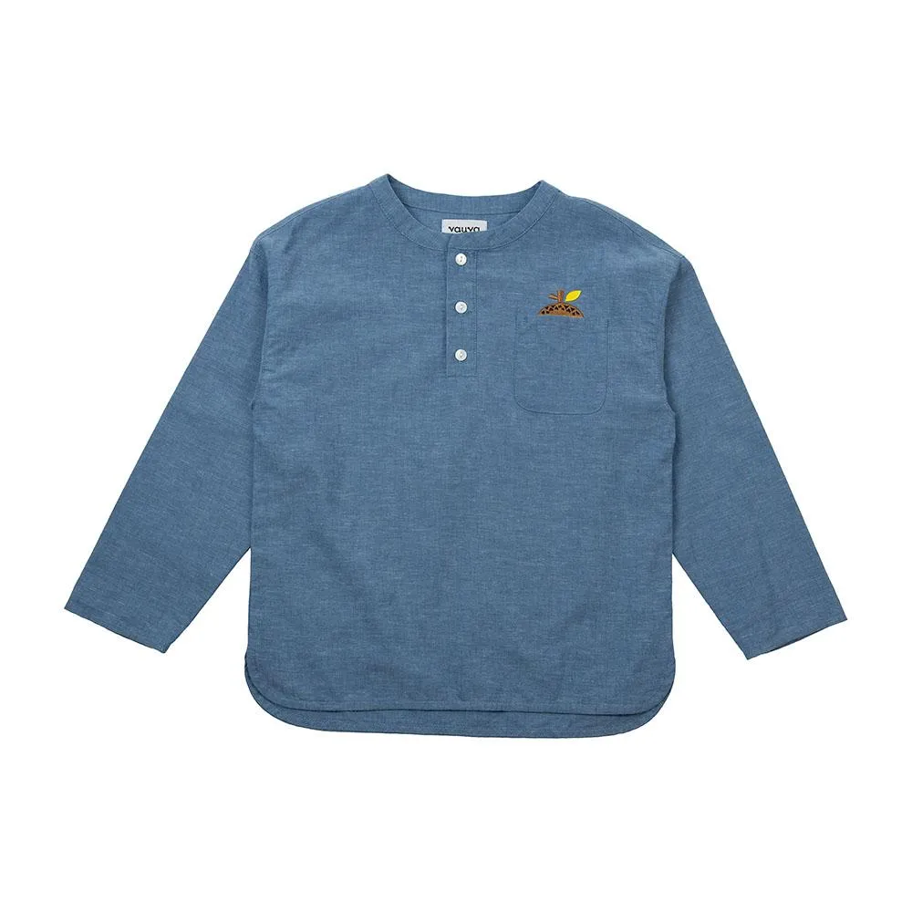 Nut Blue Casual Shirt