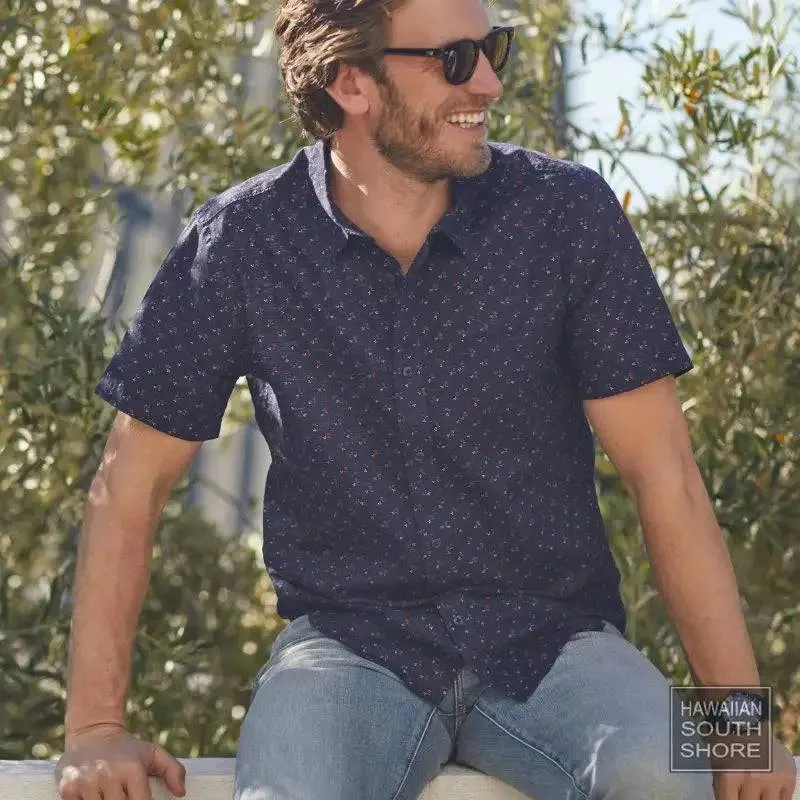 Outerknown SHIRT SEA (Small-Large) Dark Navy Paz