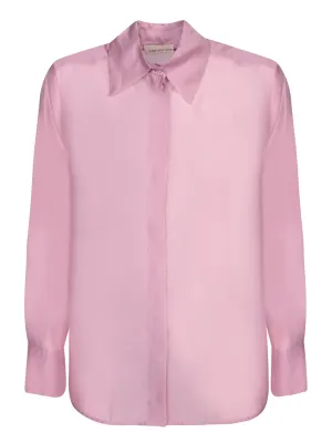 Pink Lyocell Muslin Shirt