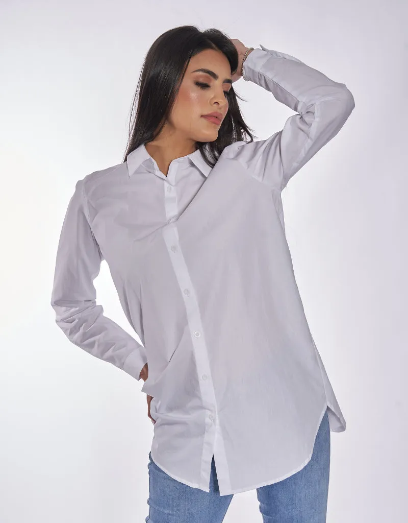 Plain Button Shirt