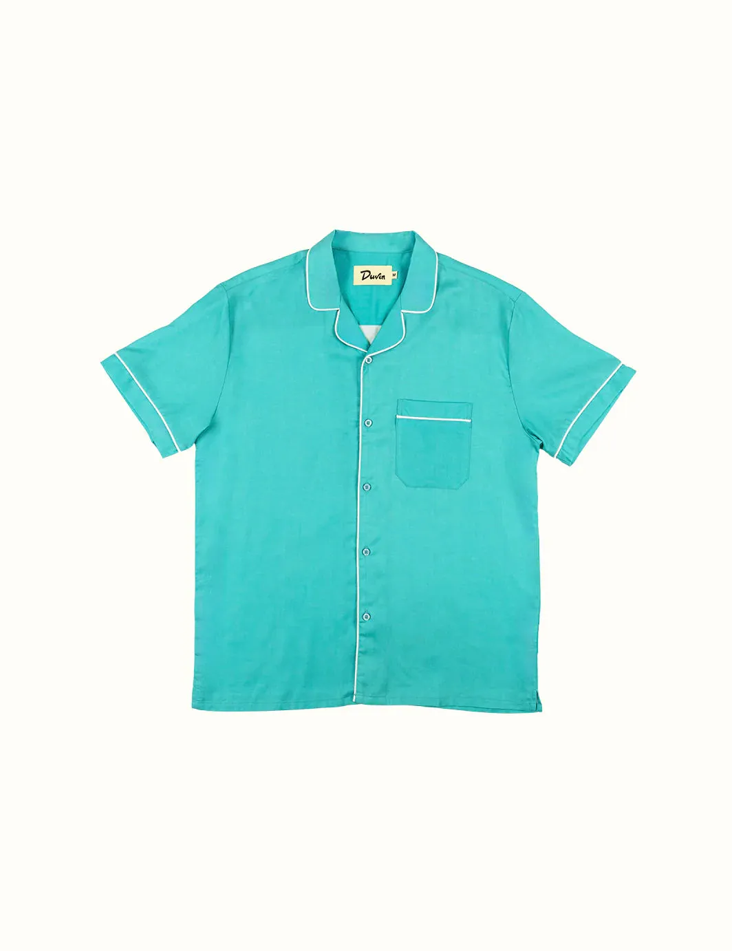 Poolside Retro Buttonup - Marine