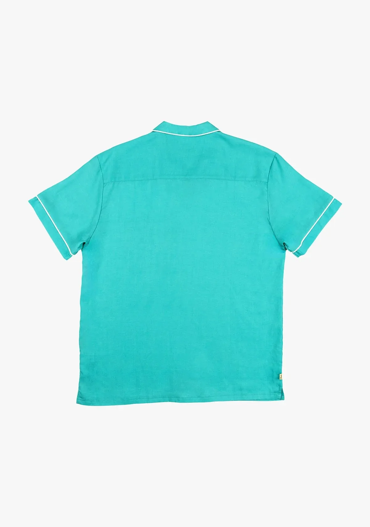 Poolside Retro Buttonup - Marine