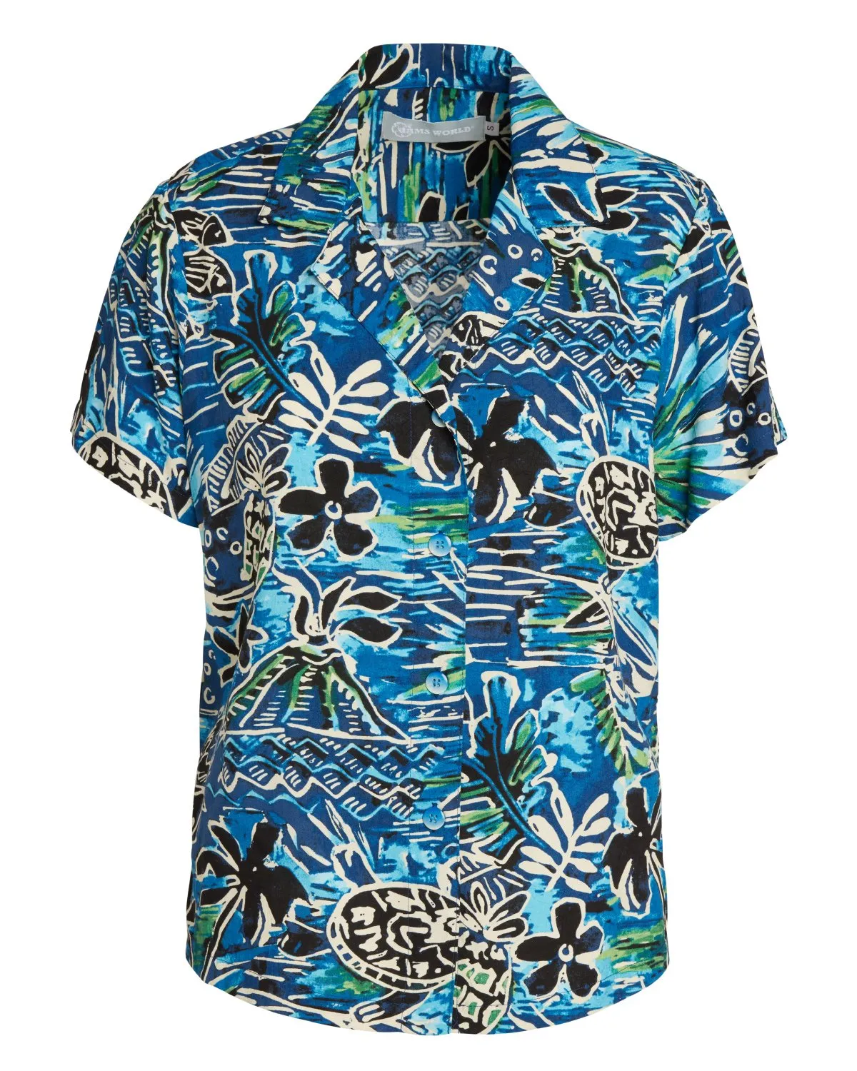 Print Top - Honu Island Blue
