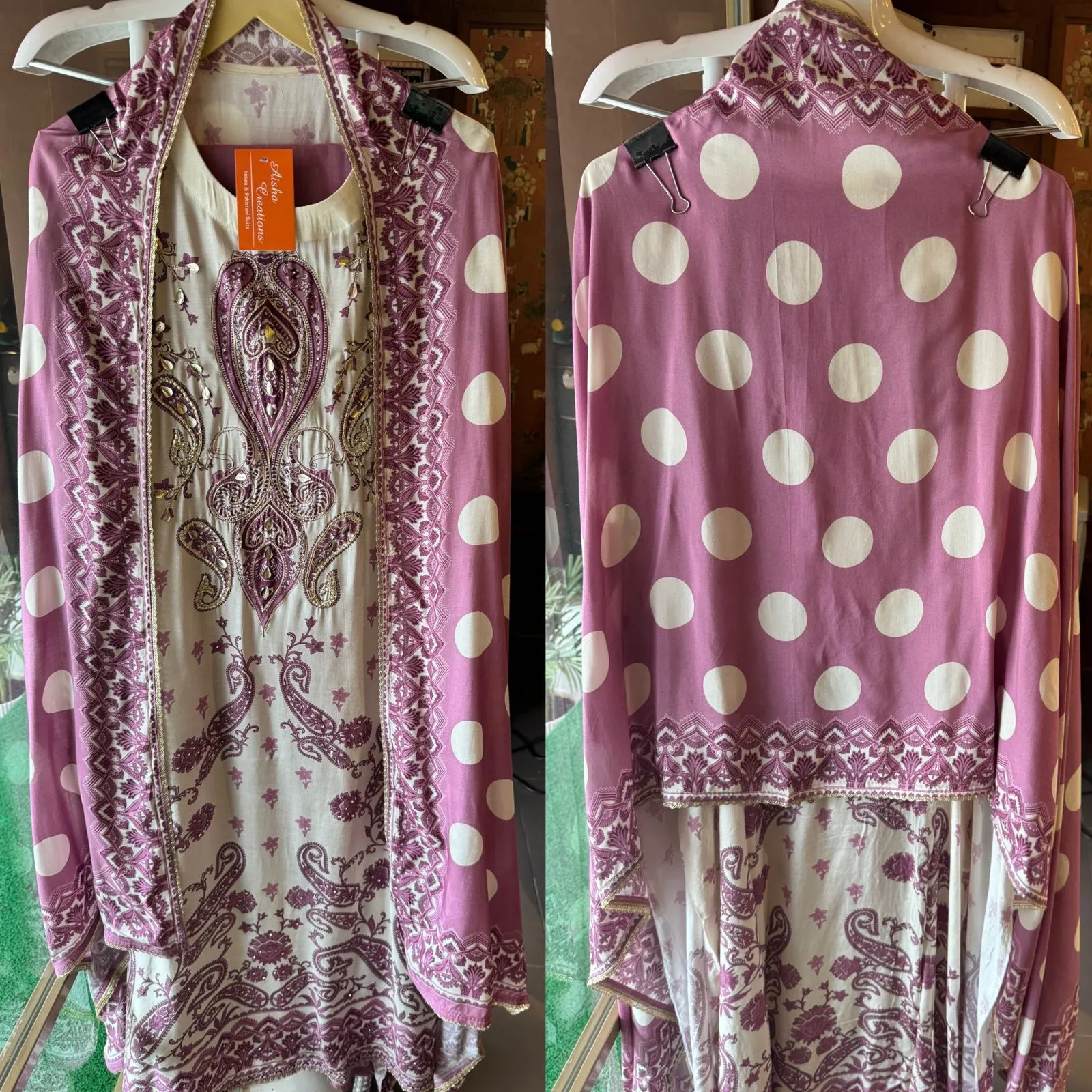 Pure muslin semi stitched shirt