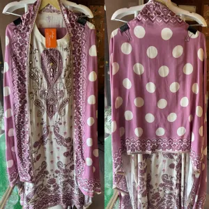 Pure muslin semi stitched shirt