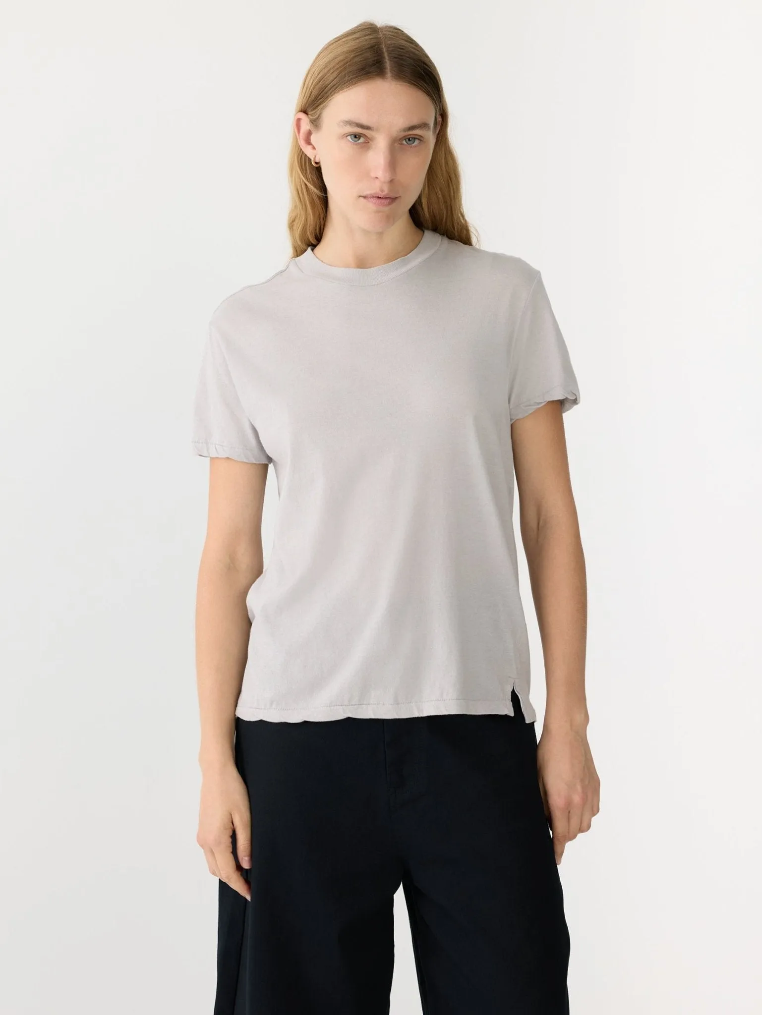 Regular Classic s/s t-shirt | Oyster Grey