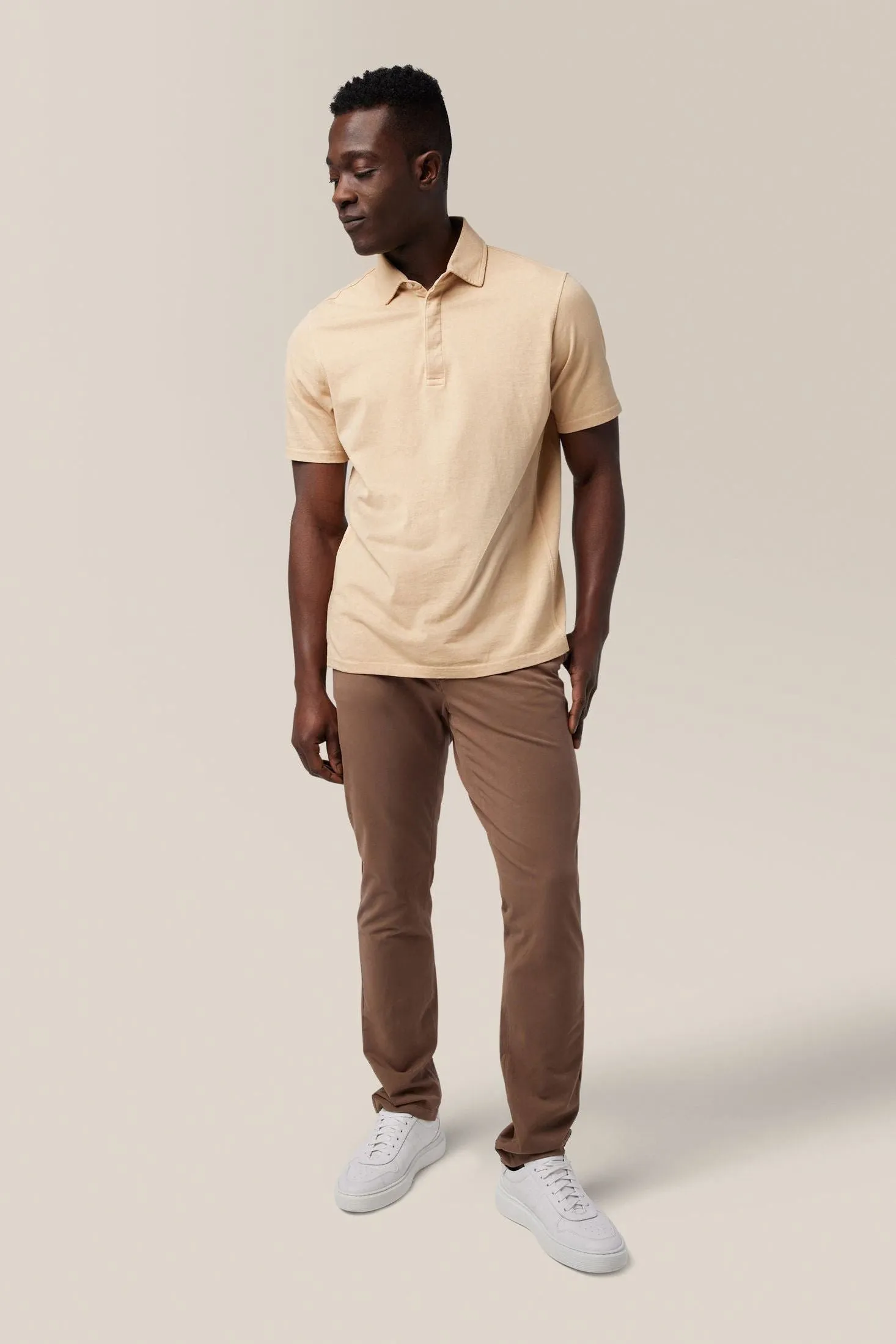 Rugby Shirt | Textured Cotton Jersey