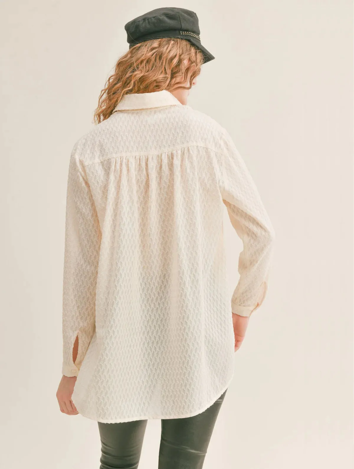 SADIE & SAGE - TEA TIME BUTTON DOWN SHIRT
