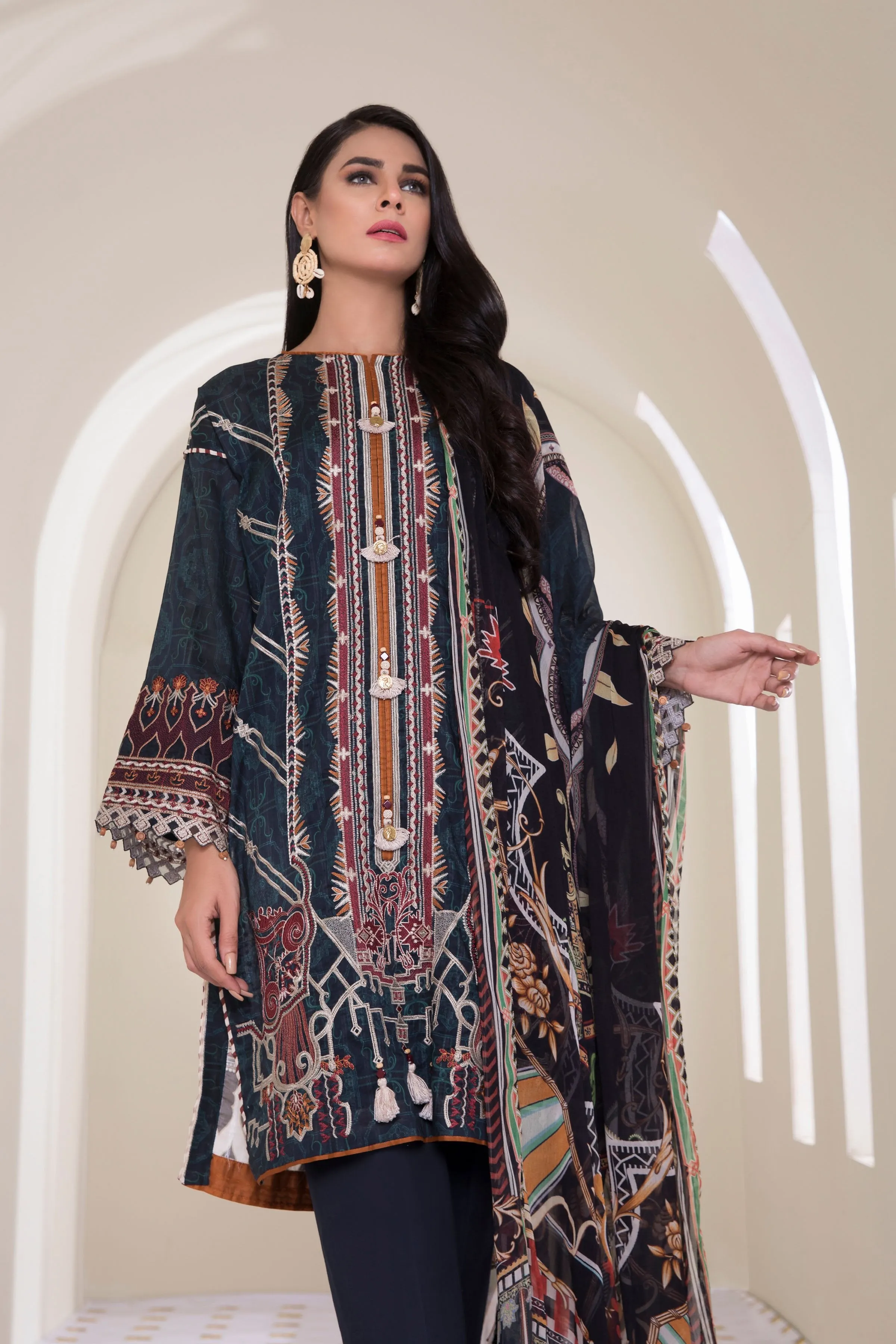 Sapphire Signature - 3 Piece Lawn Collection 2020 – Shooting Star