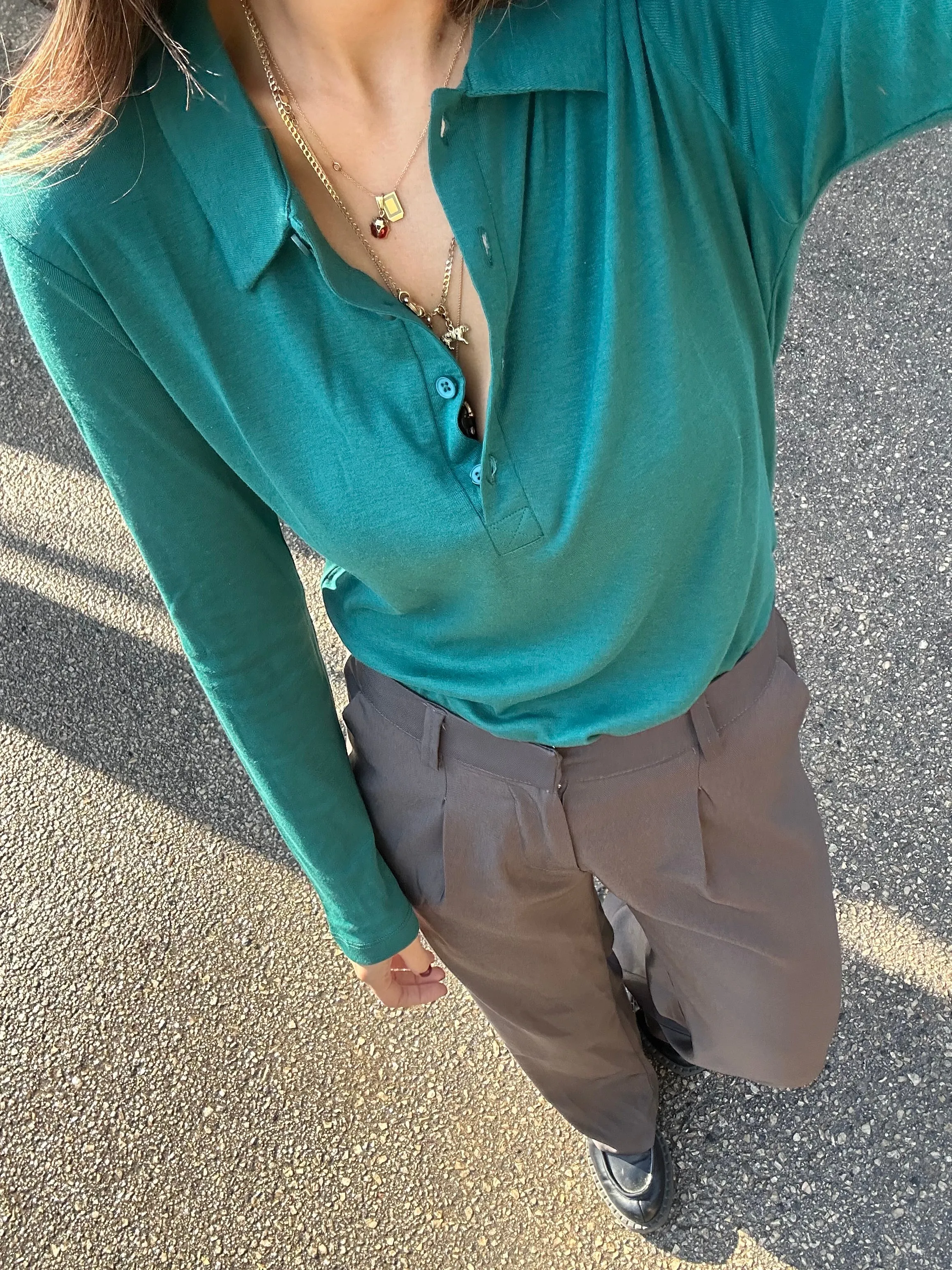 Second Skin Polo Top