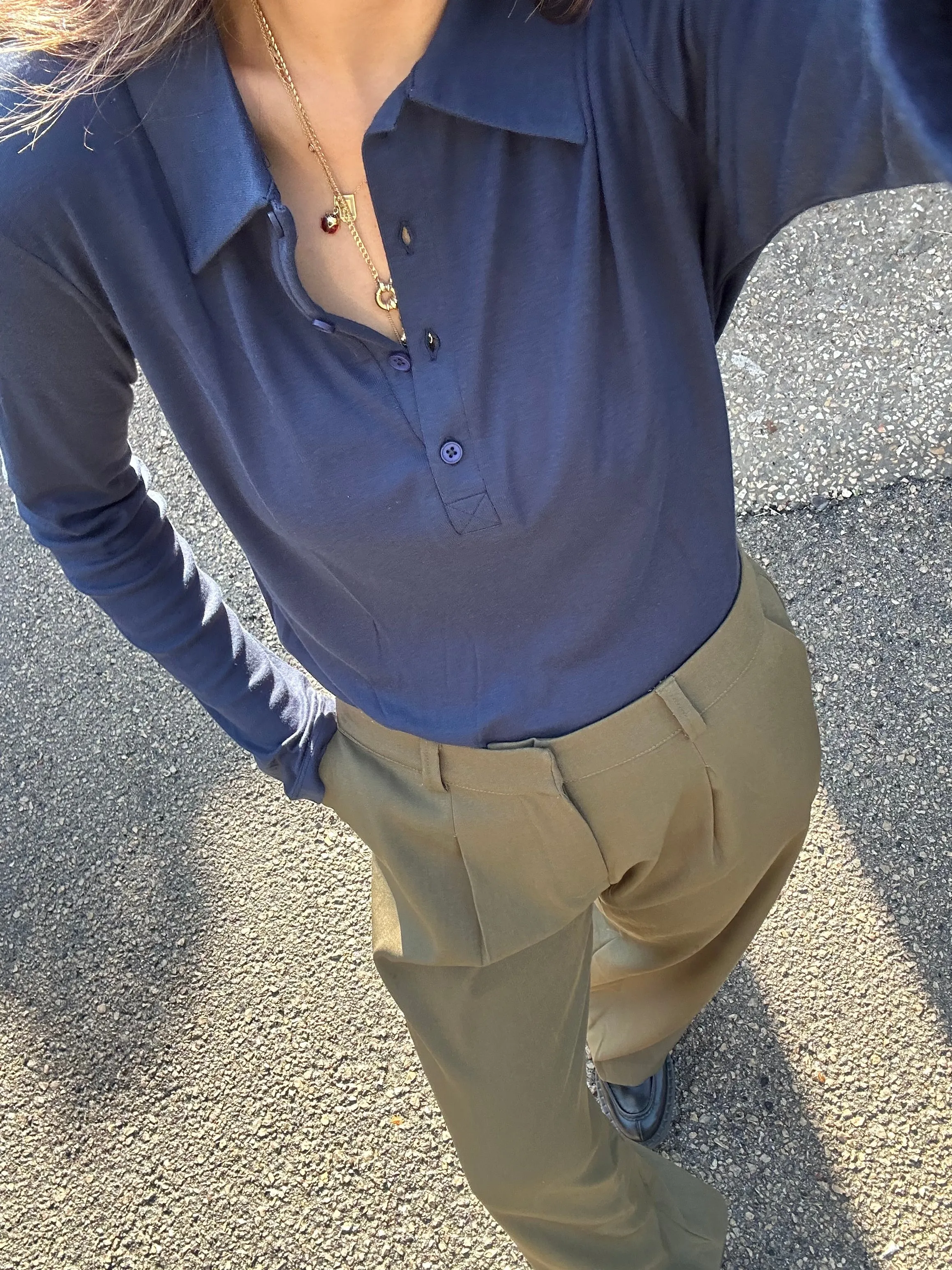 Second Skin Polo Top