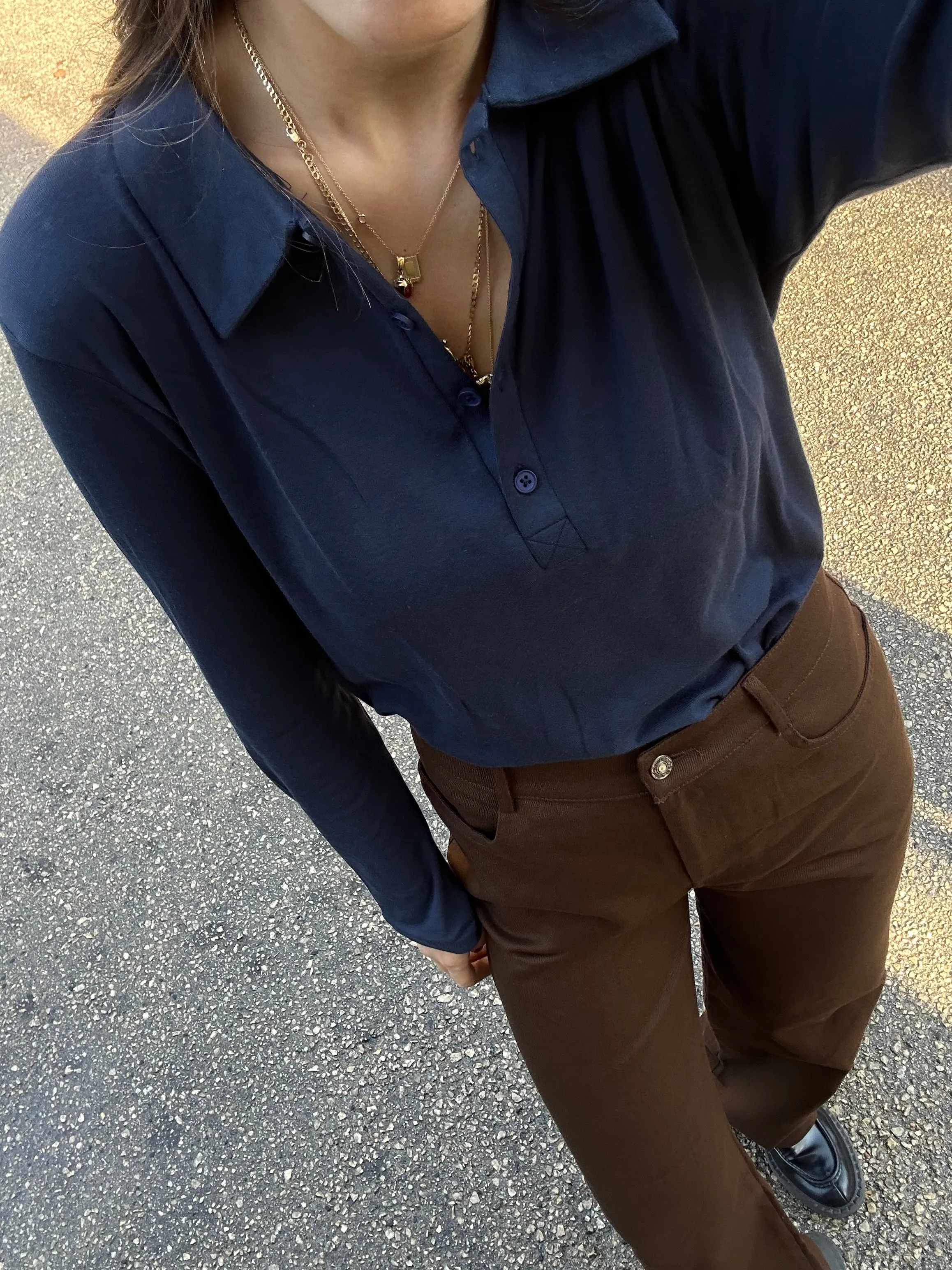 Second Skin Polo Top