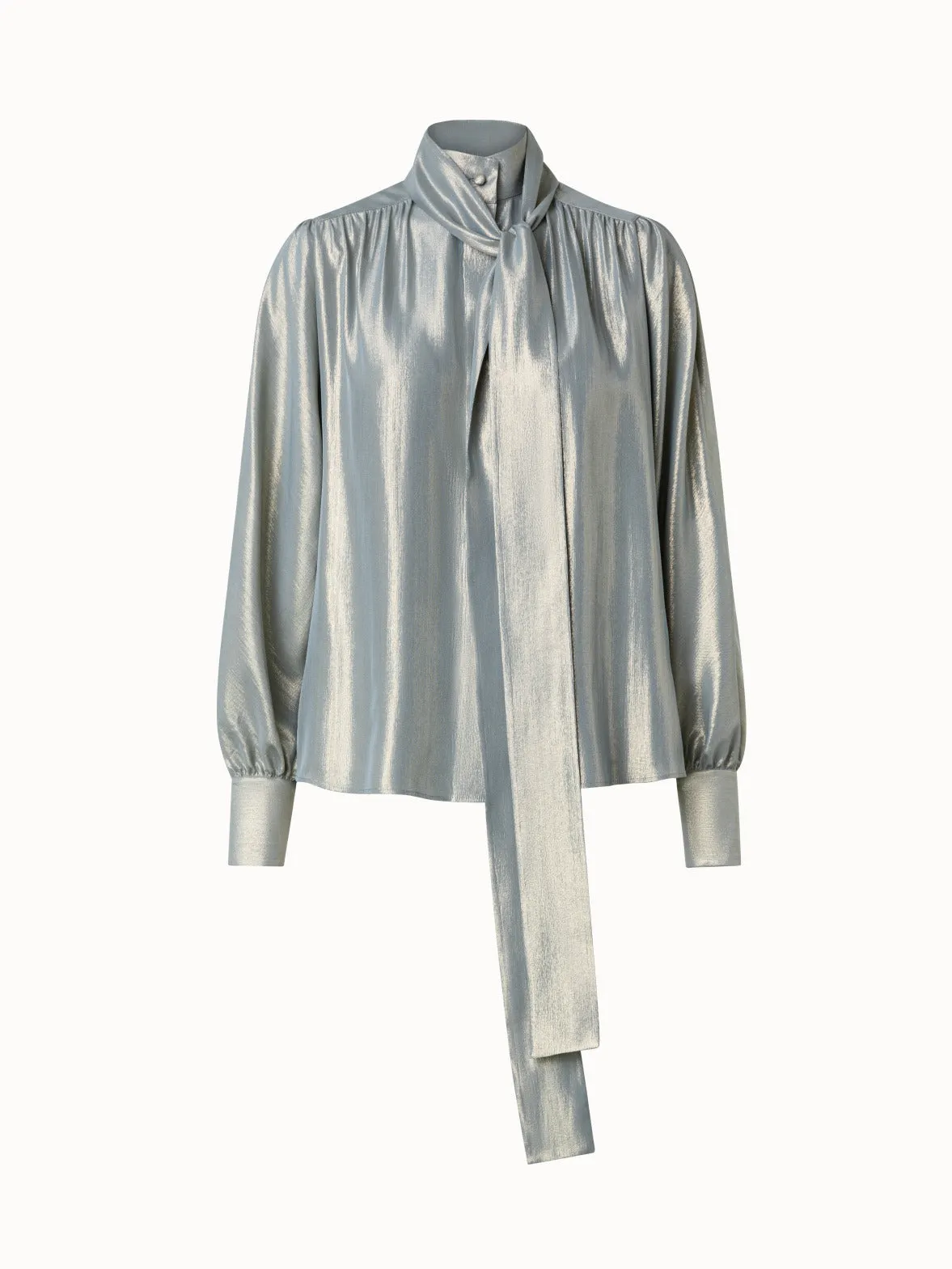 Silk Lurex Organza Blouse