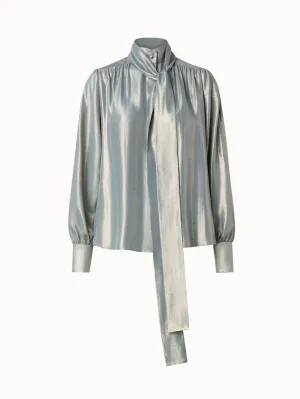 Silk Lurex Organza Blouse