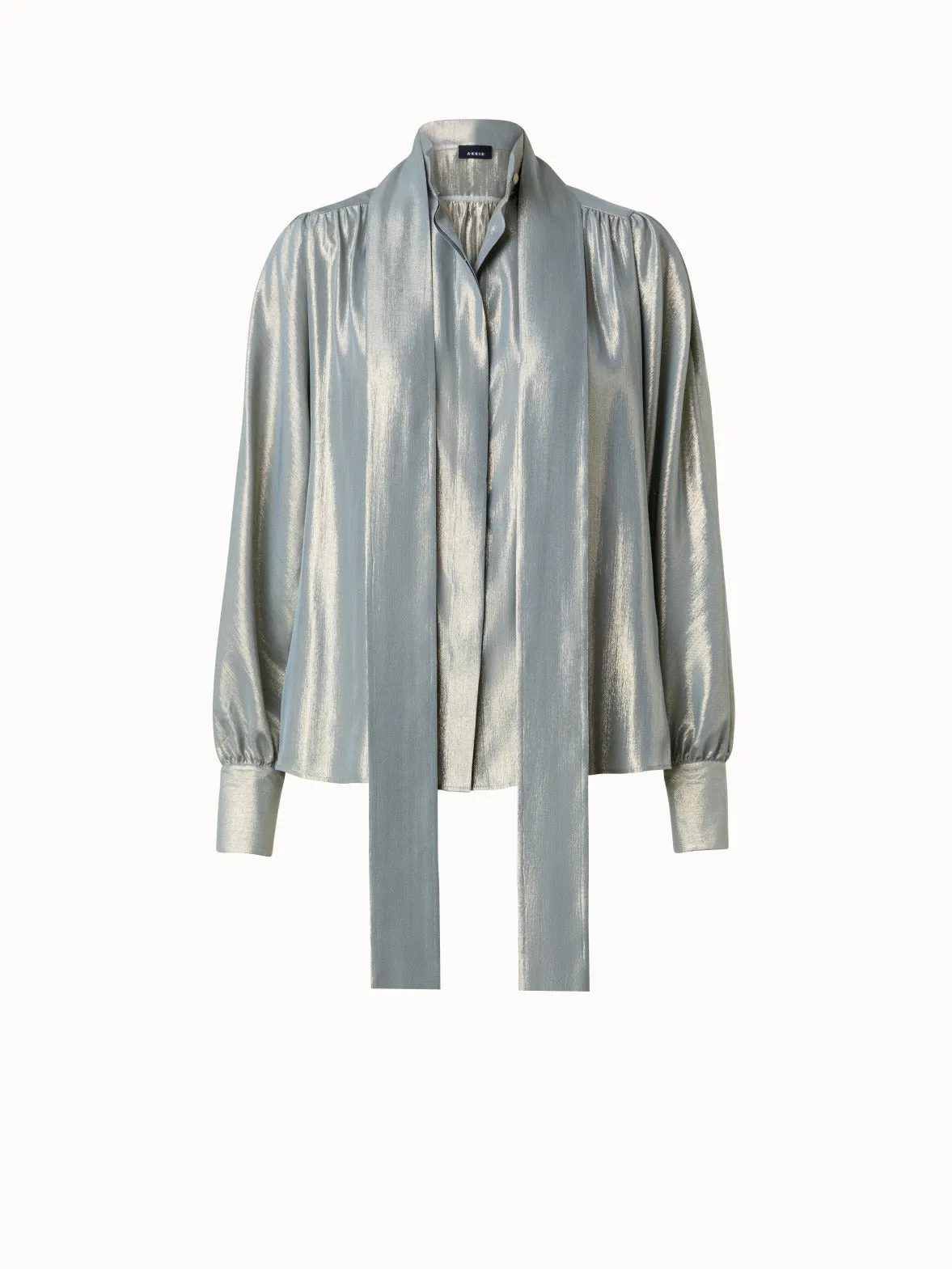 Silk Lurex Organza Blouse